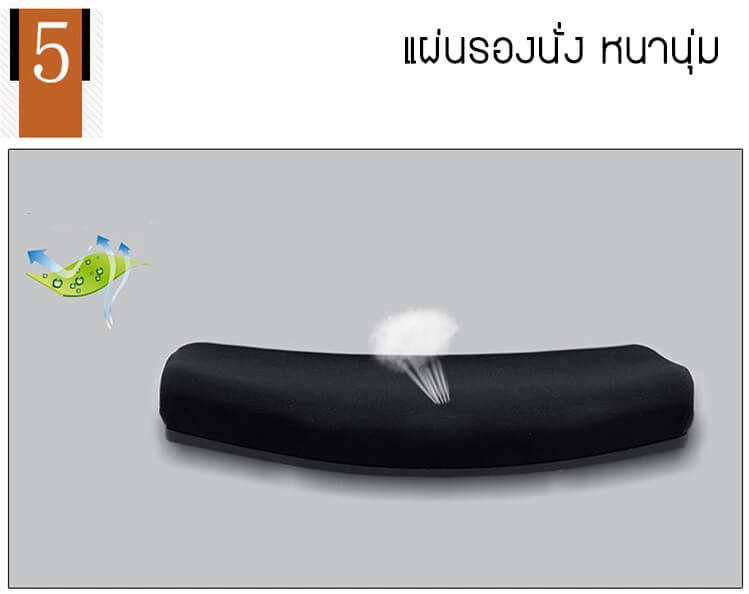  เก้าอี้สำนักงาน MEDILA รุ่น CH0002BK สีดำ_5